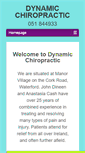 Mobile Screenshot of dynamicchiropractic.ie